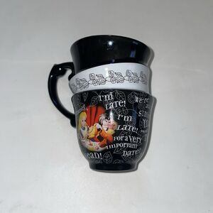 Disney Parks Alice In Wonderland Triple Stacked Mad Hatter Coffee Tea Cup Mug